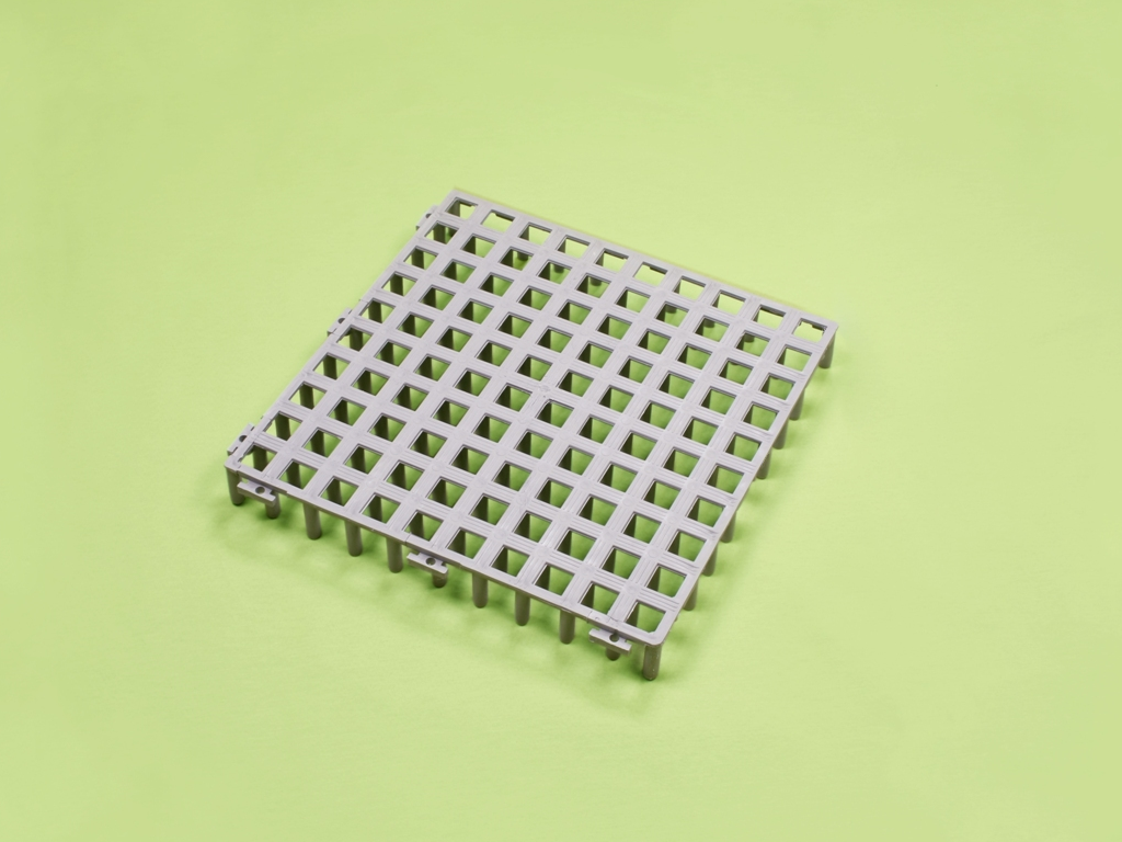 [MILQ004125] Estrado 40x40x30 (C x L x A) em polietileno (PE) (cópia) (Cinza)