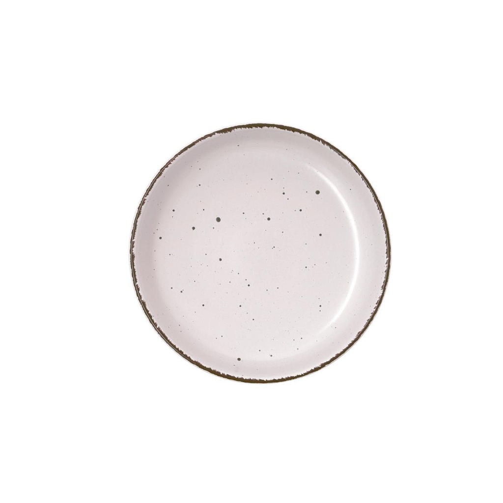 [QUID004201] Prato sobremesa, cerâmica Bege 20x2,5 cm (Linha Duna - QUID) (cópia)