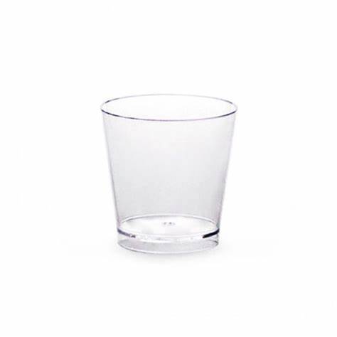 [P4296] Copo de plástico transparente para shot 2,5 cl
