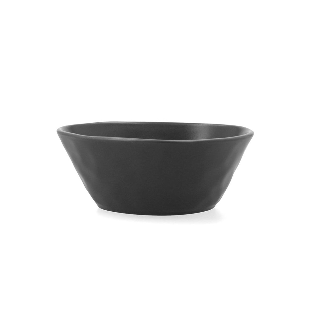 [ADIB004355] Tigela irregular cerâmica de 17 cm, cinza, Linha COSMOS - BIDASOA