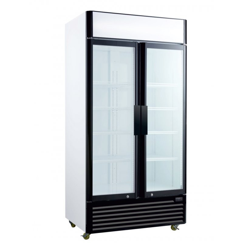 [ROMU004829] Armário expositor refrigerado ventilado, 600 Litros, 2 portas