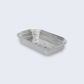 [P397-P405] Embalagem Alimentar Alumínio Rectangular TP16C I EM16C, 60my, 660 ml + Tampas PE, caixa de 1200 uni, pack 100 unidades (Preço unidade)