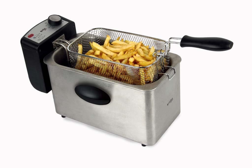 [COFA000433] Fritadeira Elétrica Modelo Riaza I Fabricada em Aço Inox Escovado I 2000 W I Capacidade 3 Litros