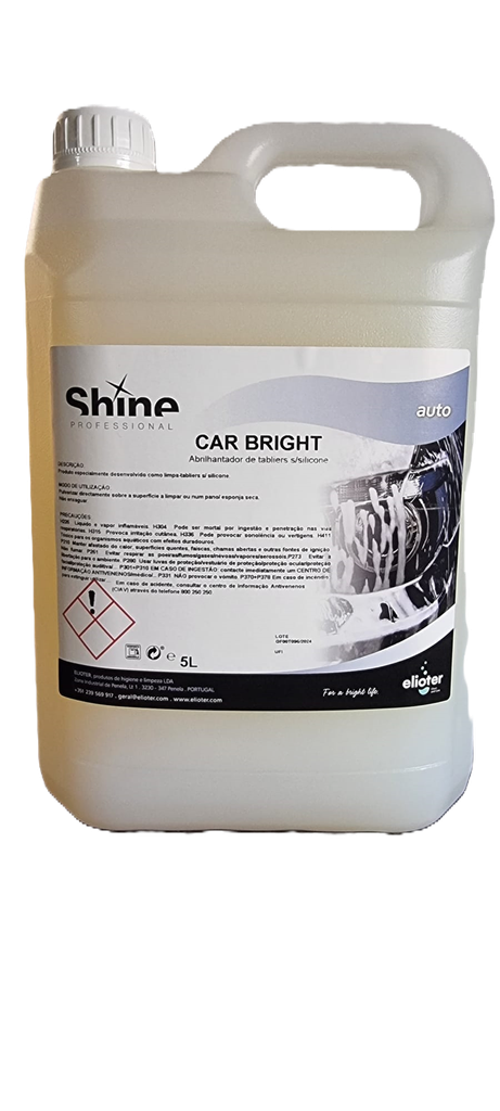 [ELIT005000] CAR BRIGHT, 5 Litros: Limpa tabliers - Sem silicone