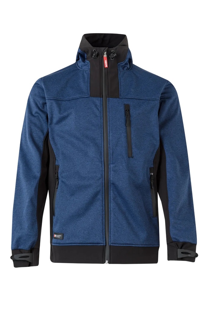 [VELI005988-206007] Casaco softshell (cópia) (Azul Mescla/Preto, XS)