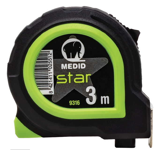 [MEDI006174-9316] Fita métrica MEDID, Linha FULL STAR, 3 metros I MEDID