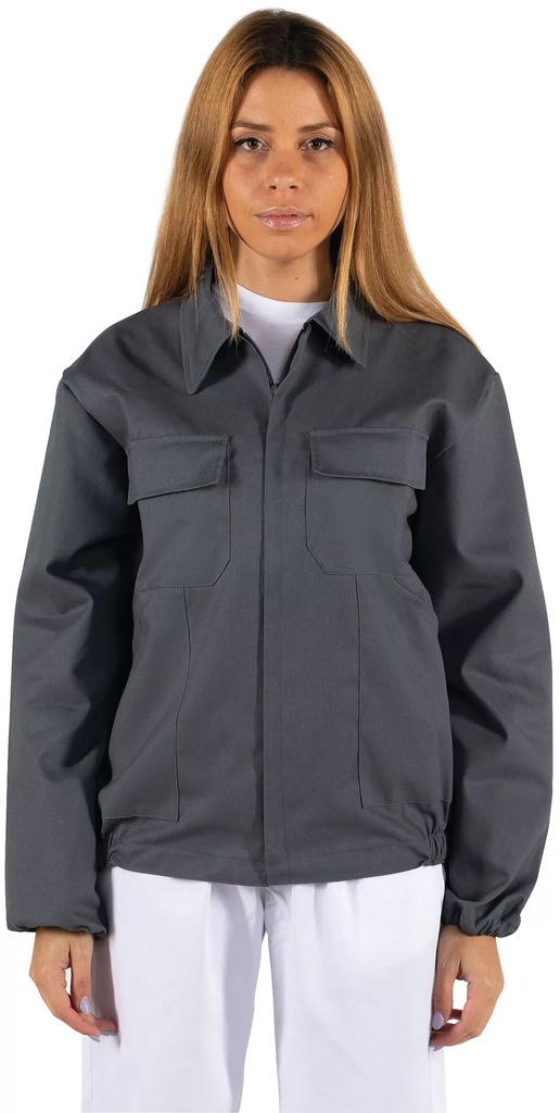 [P6322] Casaco em sarja 65% Poliester 35% Algodão I Modelo: BL-25 (Azul Marinho, S)