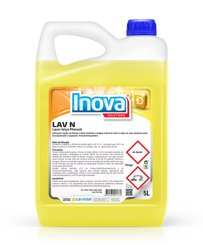 [CARV006568-DGI1111] Lav N, 5 litros: Lava loiça manual limão I INOVA
