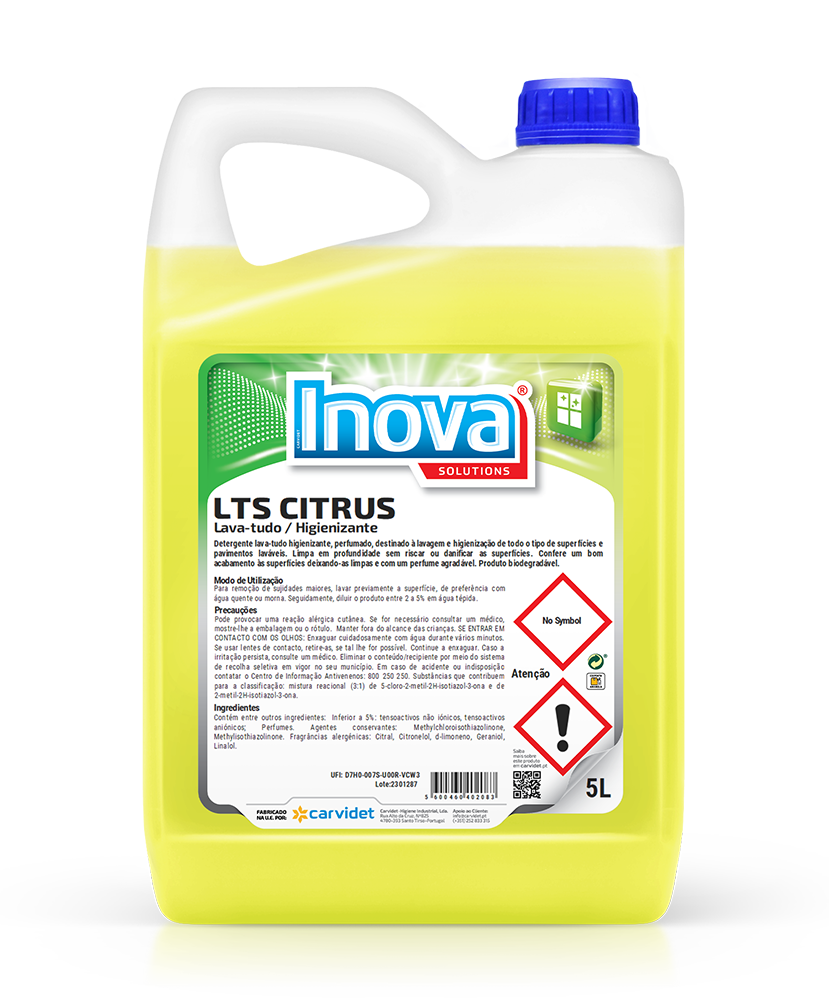[CARV006591-DGI2118] LTS TALCO EXTRA, 5 litros: Detergente lava tudo higienizante I INOVA (cópia)