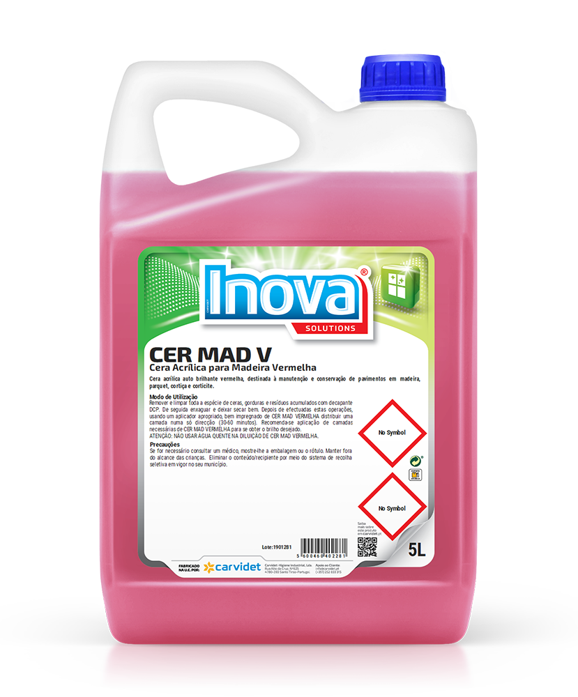 [CARV6614-DGI2513] CER MAD A, 5 litros: Cera acrílica para madeiras amarelas I INOVA (cópia)