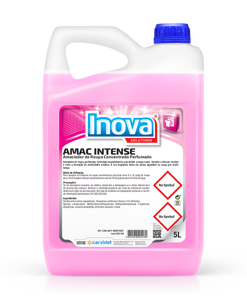 [CARV006645-DGI451.10] AMAC SUPER, 5 litros: Amaciador de roupa concentrado super perfumado I INOVA (cópia)