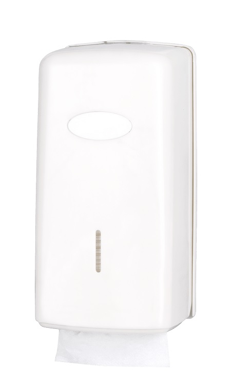 [P6655] Dispensador para papel higiénico folha a folha ABS, Branco