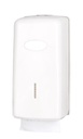 Dispensador para papel higiénico folha a folha ABS, Branco