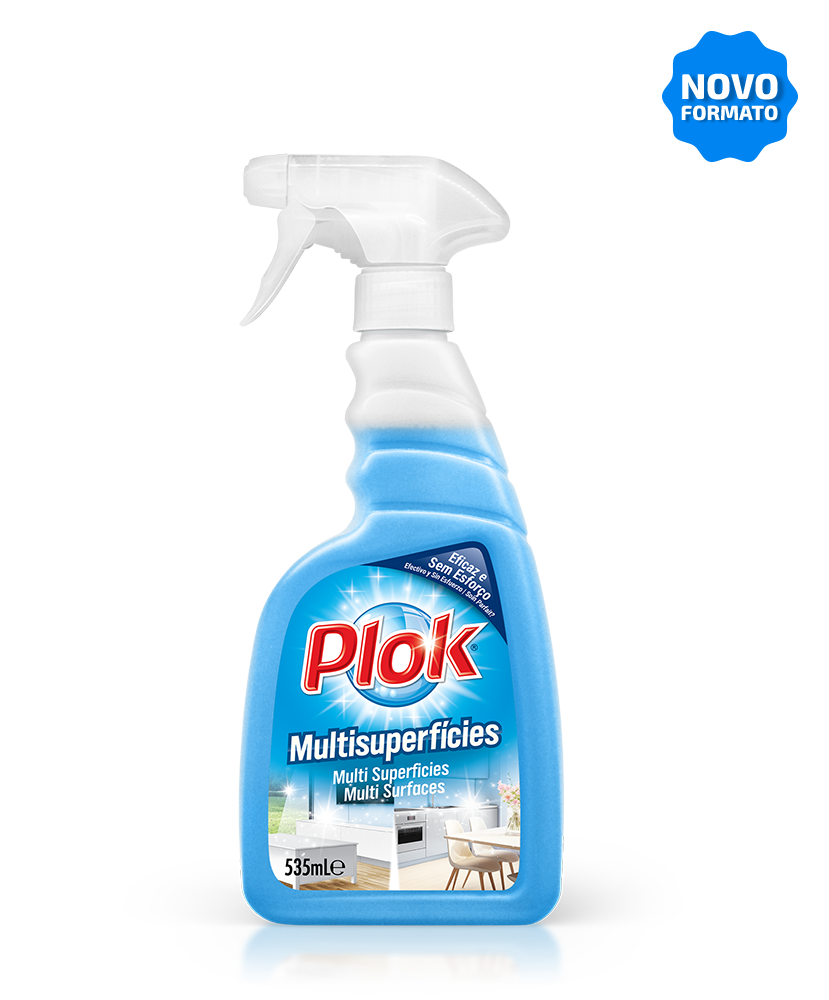 [CARV006692-DGD2310535] Multisuperfícies com pistola, 535 ml: Detergente de limpeza de superfícies I PLOK