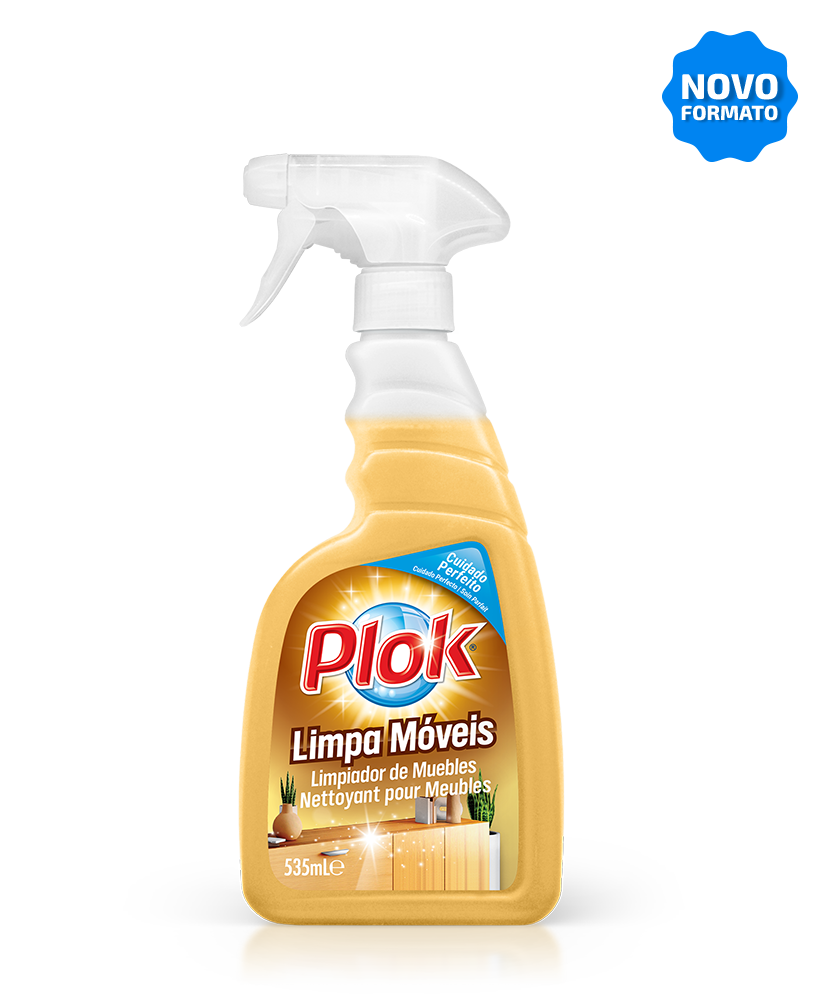 [CARV006694-DGD2810535] Limpa móveis com pistola, 535 ml: Detergente para limpeza e proteção de madeira I PLOK