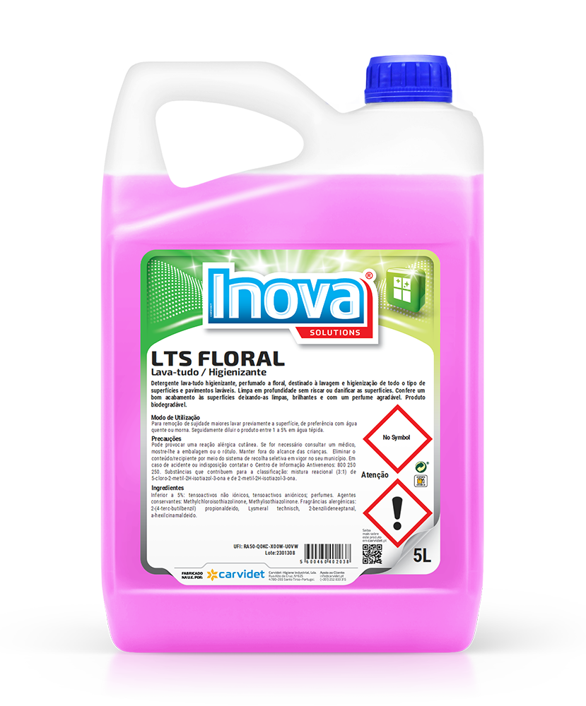 [CARV006699-DGI2113] LTS PINHO, 5 litros: Detergente lava tudo higienizante I INOVA (cópia)