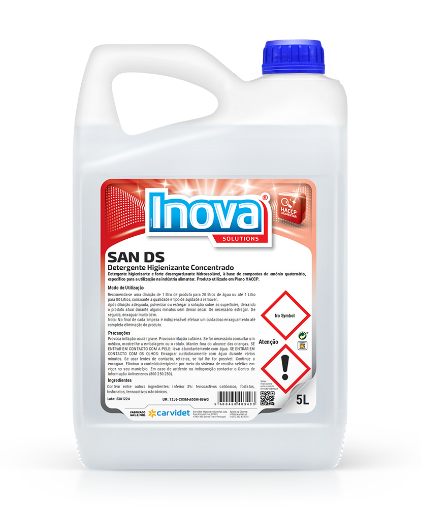[CARV006704-DGI7113] SAN DS, 750 ml: Desengordurante higienizante de superfícies I INOVA (cópia)