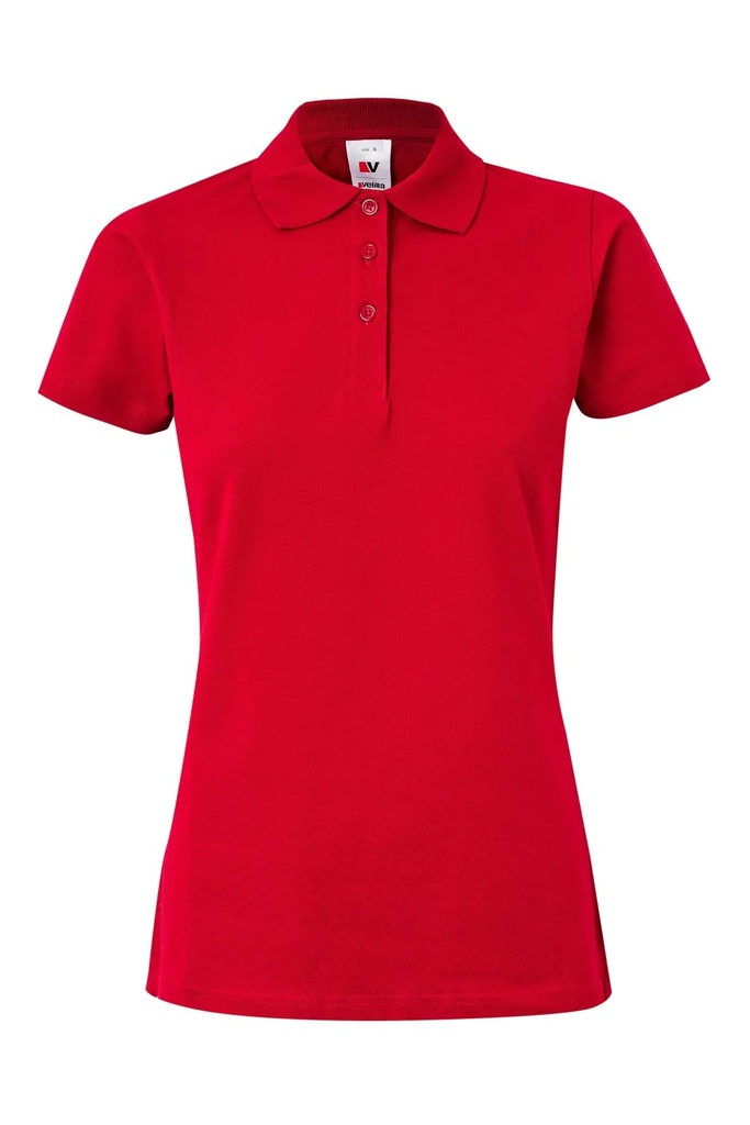 [P7184] Polo stretch feminino manga curta, modelo MC I VELILLA (Azul Marinho, XS)