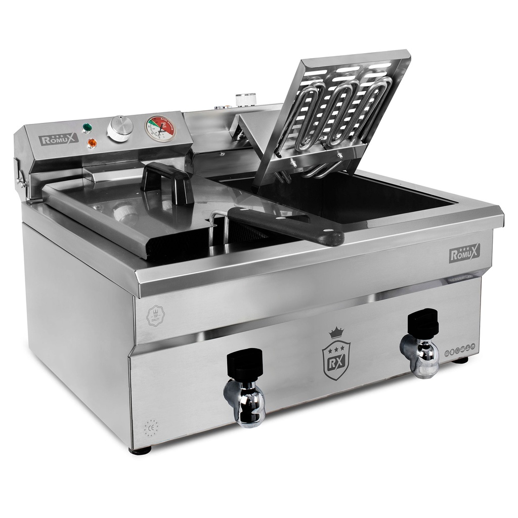 [ROMU7400] Fritadeira elétrica 10 litros, com torneira I Romux (cópia) (cópia) (cópia) (cópia) (cópia) (cópia) (cópia) (cópia) (cópia)