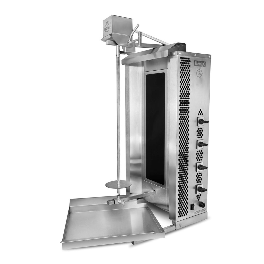 [ROMU7409] Grelhador a gás Showarma Kebab I 4 queimadores I Romux (cópia)