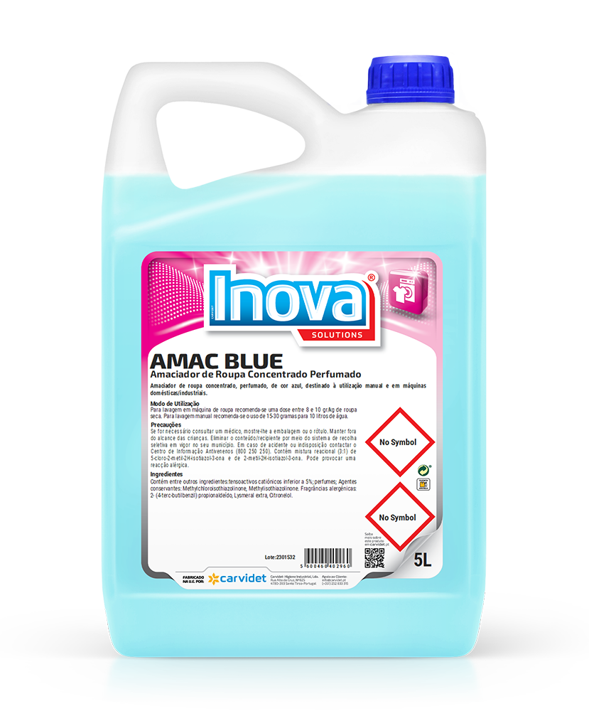 [CARV007447-DGI4512] AMAC BLUE, 20 litros: Amaciador de roupa concentrado maquina de lavar roupa I INOVA (cópia)