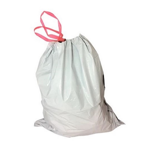 [MACA007521] Saco de Lixo Doméstico I AD 55x60 I 20 sacos I 55 rolos caixa I 30 Litros (cópia) (Branco)