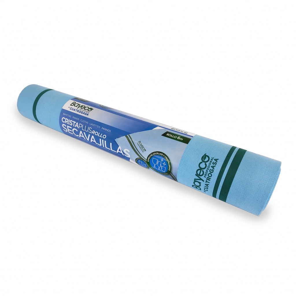 [CUAT007538] Pano microfibra cristalplus Azul 100gr/m2, Pack 5 unidades - Microfibras para a limpeza de copos (cópia)