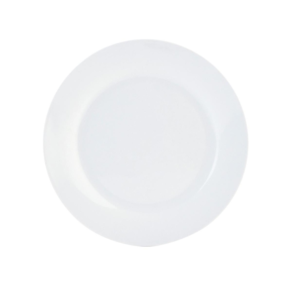 [ADIB007618-7209001] Prato raso 23 cm em porcelana, Linha BASIC - QUID