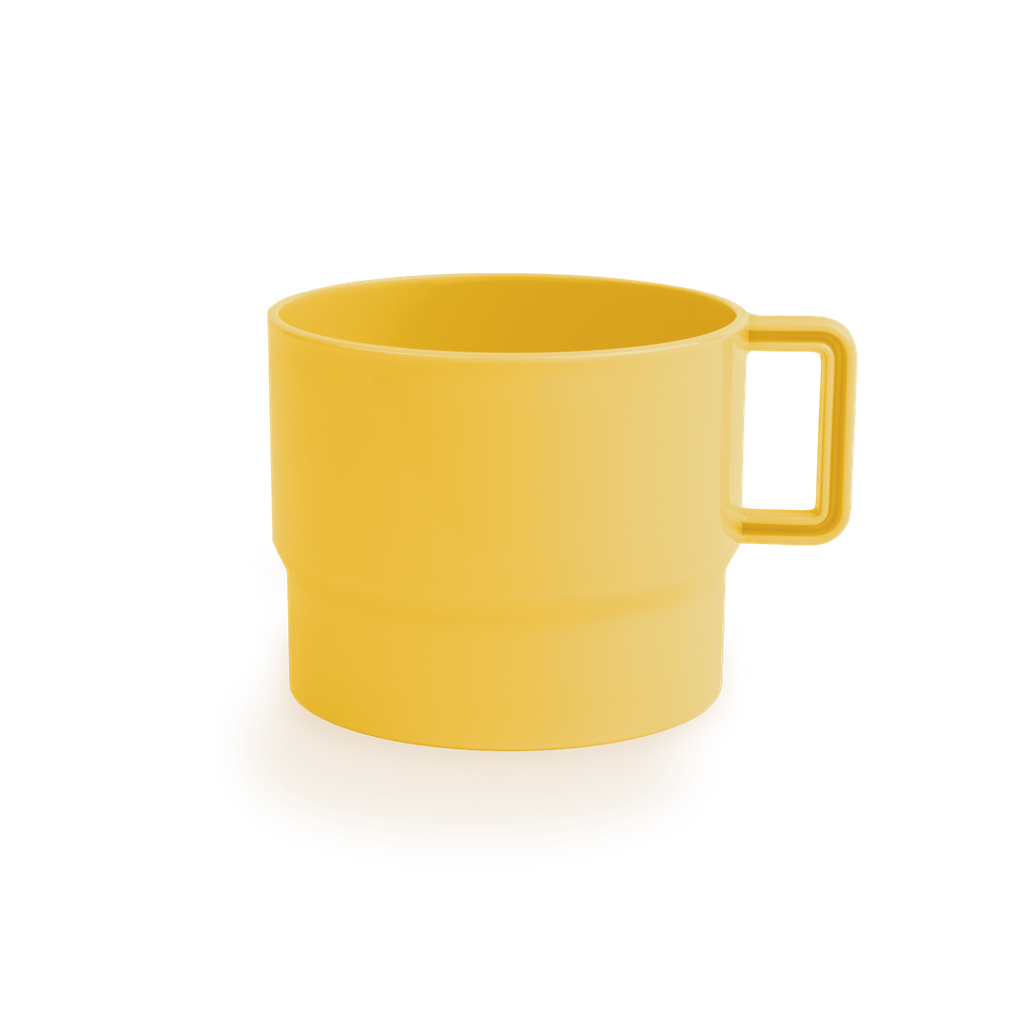 [P7628] Chávena almoçadeira, modelo Silan I Ø90 x 54mm I 40cl I DOMPLEX (Amarelo)