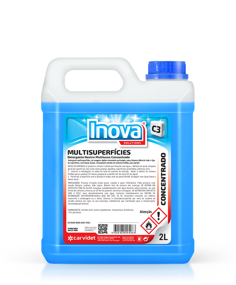 [CARV008135-DSD13112] C1-LT Lavanda, 2 litros: Lava tudo concentrado perfumado para superfícies laváveis I INOVA (cópia) (cópia)