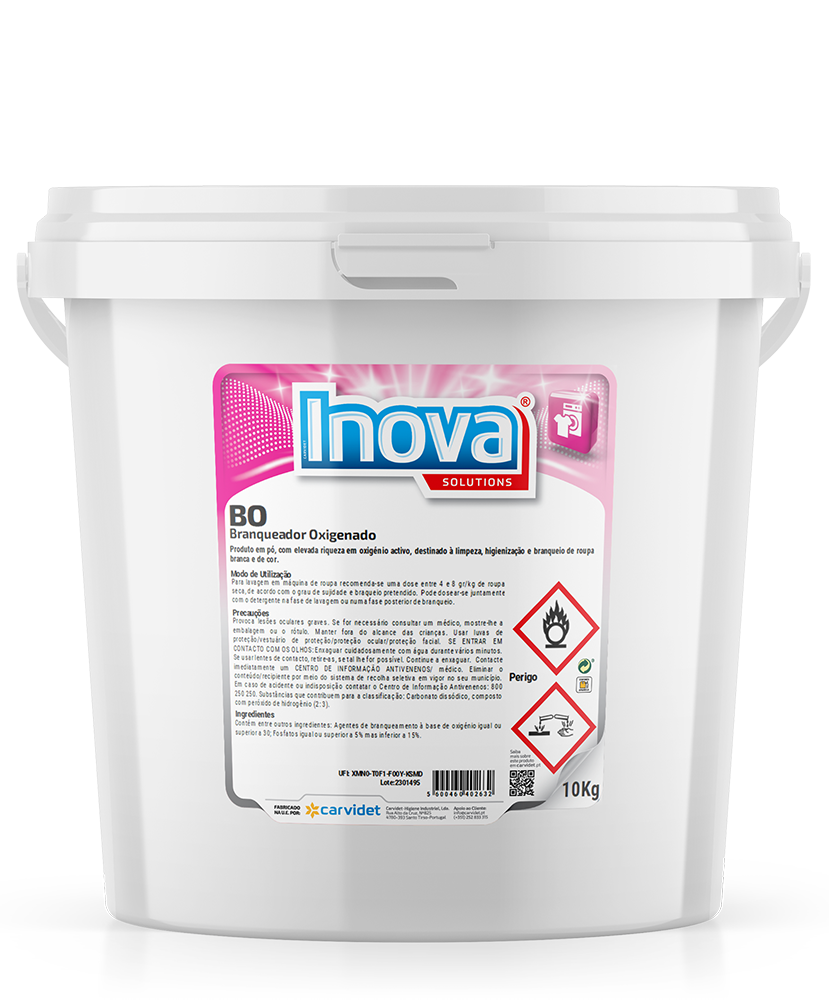 [CARV008157-DGI4211] BO, 10 kg: Branqueador oxigenado em pó para maquina de lavar roupa I INOV