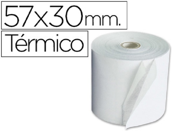 [P8165] Rolo térmico - Rolos para terminal multibanco 57x35x11, pack 10 rolos (cópia)