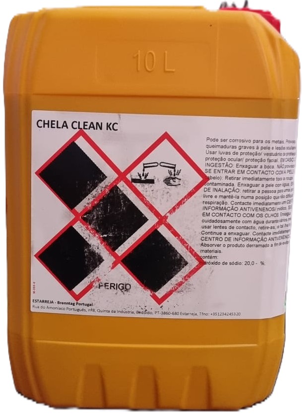 [BREN008226] CHELA CLEAN KC, 14 kg: Desengordurante alcalino forte não espumante formulado para limpeza em sistemas fechados ou por imersão I BRENNTAG