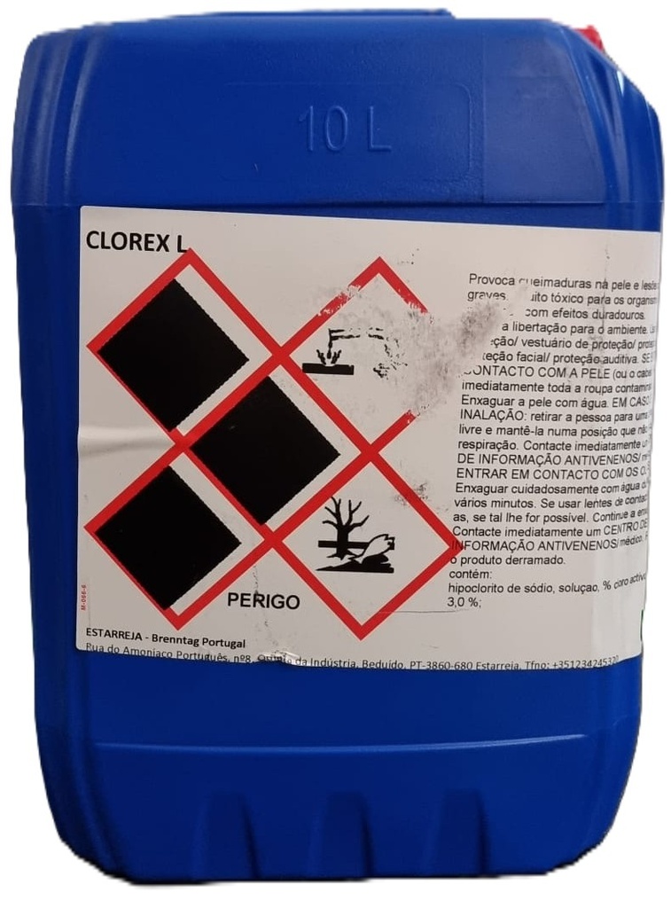 [BREN008251] CLOREX L, 10 kg: Desinfetante de base colorada formulado para a desinfeção de frutas e legumes I BRENNTAG