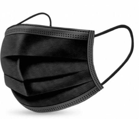 [CON000030] Máscaras de proteção cirurgicas, Preta c/ 3 capas Tipo II (Caixa de 50 unidades)