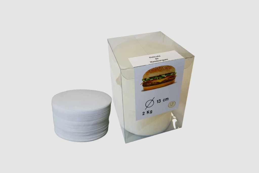 [PELI008822] Disco separador em PP para Hambúrguer com 13 cm I Caixa 2 kg