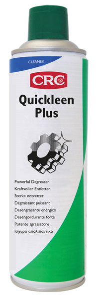 [CRC008894-1031499] Quickleen Plus 500Ml: Mistura de solventes desengordurantes de secagem rápida e potente sem solventes clorados. Penetra e liberta a sujidade a fuligem e os contaminantes I CRC
