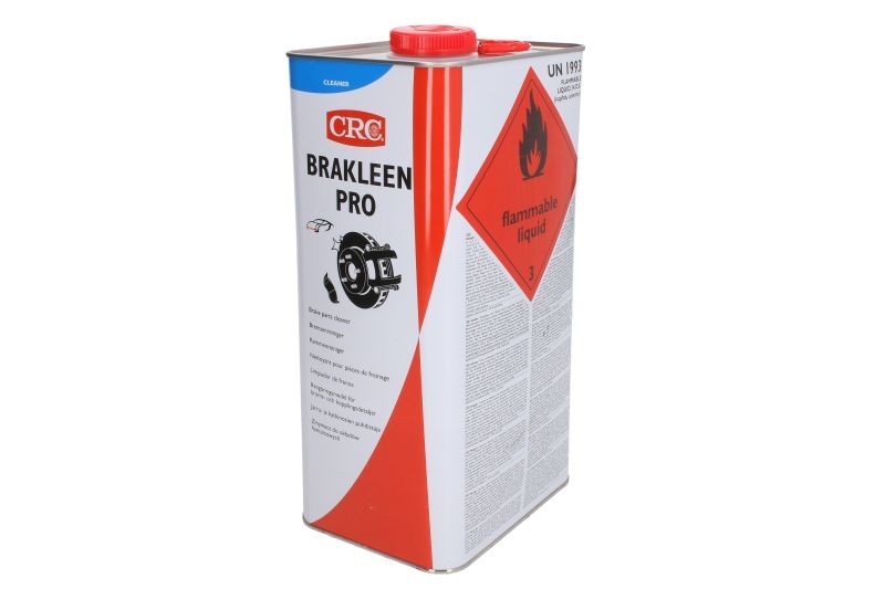 [CRC008897-1031911] Brakleen Pro, 5 litros: Produto de limpeza para peças de travões com uma fórmula baseada em Vários ingredientes ativos para uma remoção eficaz de óleo, gordura, sujidade de tráfego e líquido dos travões. I CRC