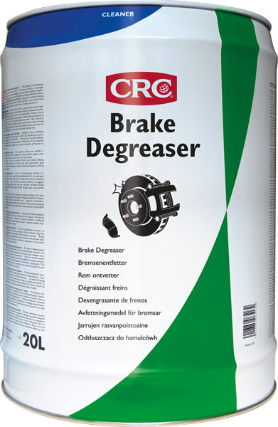 [CRC008902-1032054] Brake Degreaser 20 Litros: Desengordurante solvente para manutenção e revisão de peças de travões I CRC