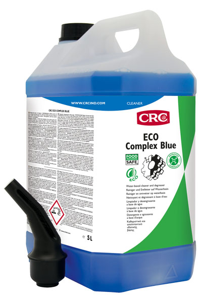 [CRC008905-1030087] Eco Complex Blue 5Litros: Produto limpeza não inflamável, de secagem à base de água para contaminantes pesados em áreas de processamento alimentar I CRCpara