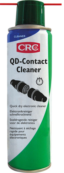 [CRC008921-1031442] QD-Contact Cleaner 500Ml: Produto de limpeza com solvente de secagem rápida para contaminantes ligeiros em peças elétricas ou elétronIcas I CRC