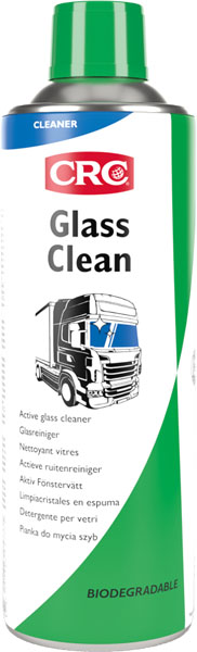 [CRC008934-1754388] Glass Clean, 500 ml: Produto limpeza para para-brisas e vidros, remove toda sujidade da estrada, riscos óleo, resíduos de cola e matéria biológica I CRC
