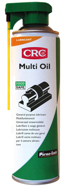 [CRC008952-1031569] Multi-Oil 500Ml: Óleo multiuso para processamento alimentar que visa a lubrificação geral, com excelentes caraterísticas de penetração e protege contra a fricção e o desgaste I CRC