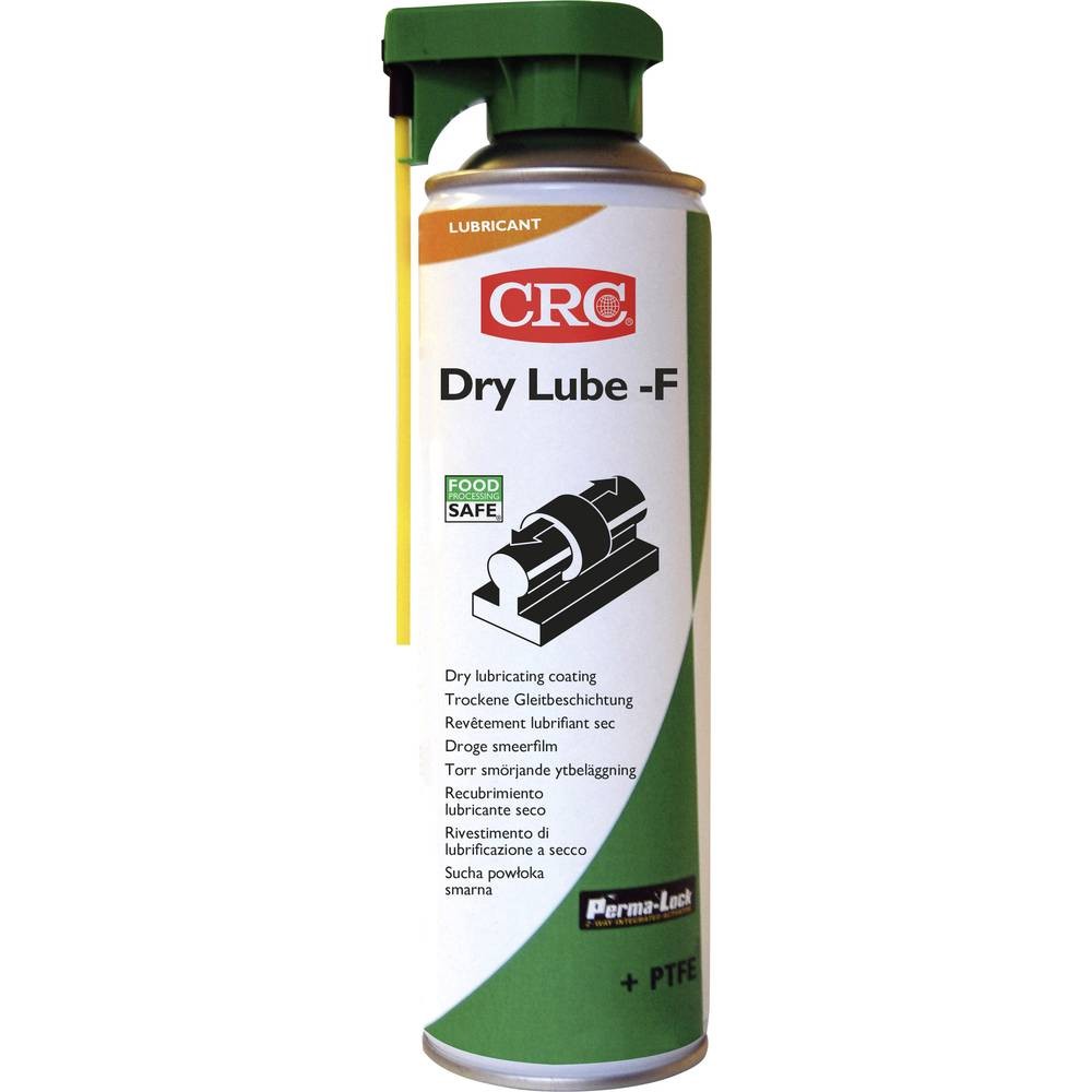 [CRC008977-1031561] Dry Lube-F 500Ml: Lubrificante PTFE fino e seco para lubrificação geral I CRC