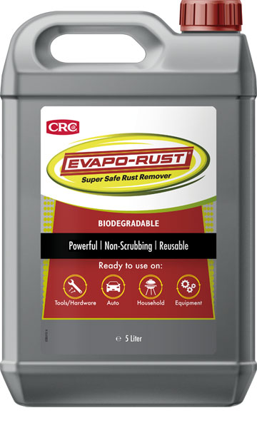 [CRC009135-1032768] Evapo-Rust 5lt: Removedor de ferrugem potente p/restauro I CRC