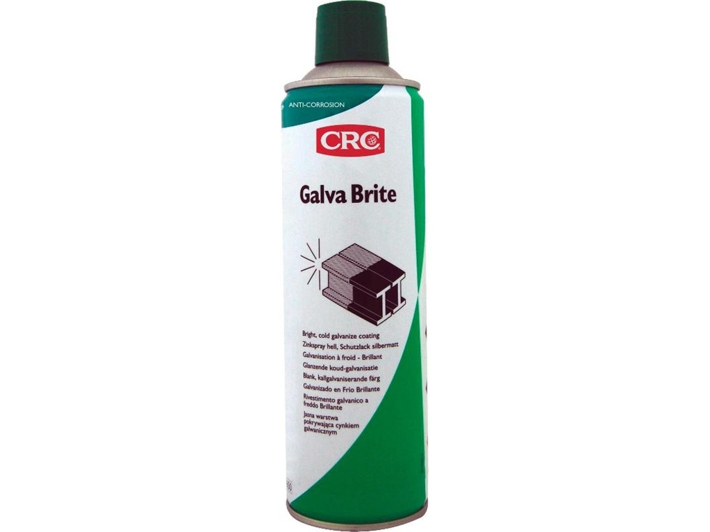 [CRC009143-1030620] Galva Brite 500ml: Revestimento de zinco- alumínio  que corresponde a aço galvanizado I CRC