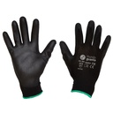 Luvas de suporte poliéster forrada a poliuretano preto, modelo HADES I MUNDOGUANTE - Tamanho 6 (XS) (cópia) (cópia) (cópia) (cópia) (cópia)