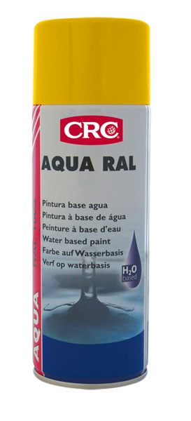 [CRC009189-1031342] Aqua Ral 1003, Amarelo sinal, 400ml: Tinta de secagem rápida, resistente aos raios UV I CRC