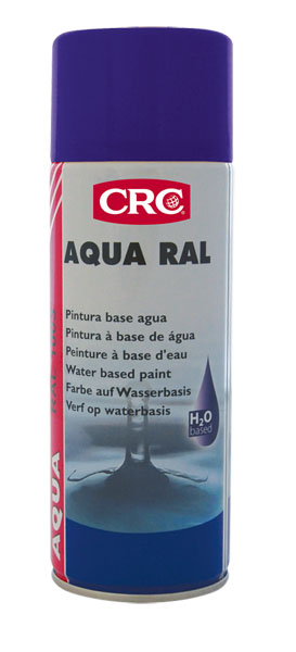 [CRC009194-1030214] Aqua Ral 5002 400ml: Tinta de secagem rápida, resistente aos raios  UV I CRC