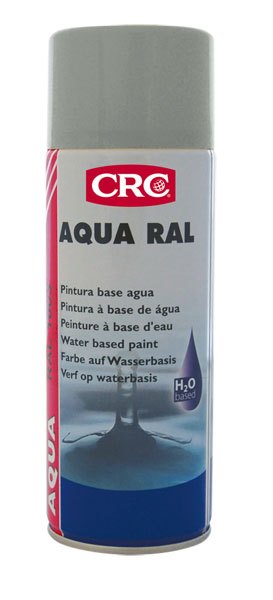 [CRC009206-1031354] Aqua Ral 7001 cinza prata, 400ml: Tinta de secagem rápida e flexivel e resistente aos raios UV I CRC